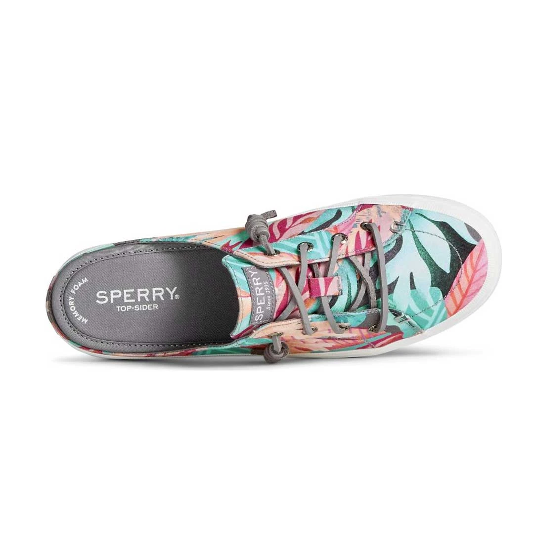 Sperry - Women's Crest Vibe Coral Floral Mule Shoes (STS87455) - Image 4